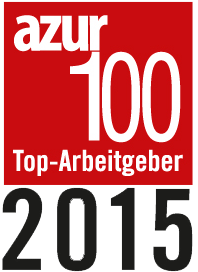 azur Top-Arbeitgeber 100 Logo 2015